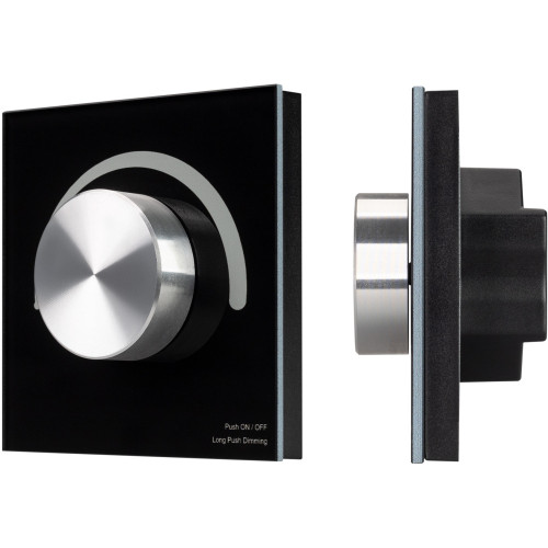 INTELLIGENT Роторная панель SMART-1-10V-301-31-DIM-IN Black (24-48V, 2.4G) (IARL, IP20 Пластик, 5 лет) 036243