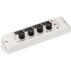 Диммер SMART-D18-DIM-SUF (12-24V, 4x4A, 2.4G) (Arlight, IP20 Пластик, 5 лет) 031612