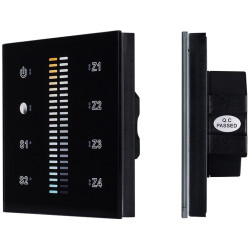 Панель Sens SR-2830B-AC-RF-IN Black (220V,MIX+DIM,4зоны) (Arlight, IP20 Пластик, 3 года) 021062