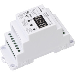 Диммер SMART-D19-DIM-PUSH-DIN (230V, 2A, TRIAC, 2.4G) (Arlight, IP20 Пластик, 5 лет) 032994
