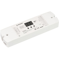 INTELLIGENT Декодер SMART-DMX512-204-62-RGBW-RDM-SUF (12-48V, 4x350-1200mA) (IARL, IP20 Пластик, 5 лет) 037441