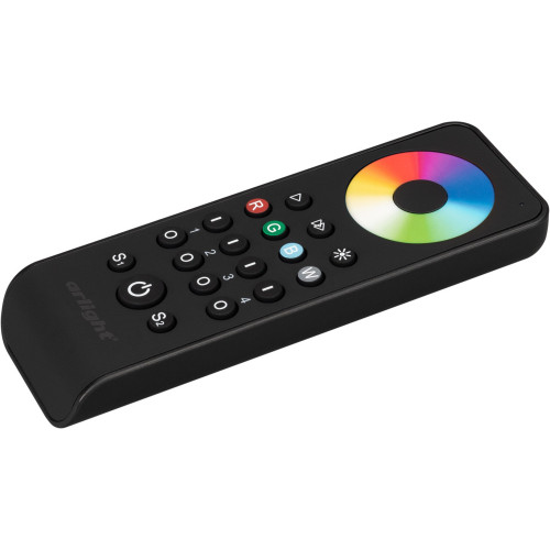 Пульт SMART-R43-RGBW Black (4 зоны, 2.4G) (Arlight, IP20 Пластик, 5 лет) 031939