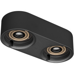 Корпус PLURIO-BASE-SURFACE-RS179x78 (BK, 1-2, 200mA) (Arlight, IP20 Металл, 3 года) 031709