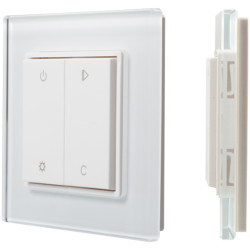 Панель Knob SR-2833RGB-RF-UP White (3V,RGBW,1зона) (Arlight, IP20 Пластик, 3 года) 017740