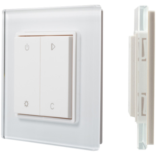 Панель Knob SR-2833RGB-RF-UP White (3V,RGBW,1зона) (Arlight, IP20 Пластик, 3 года) 017740