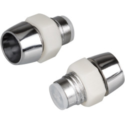5PC Держатель 5мм (хром.пластик, с гайкой) (Arlight, 5мм (круглый)) 005026