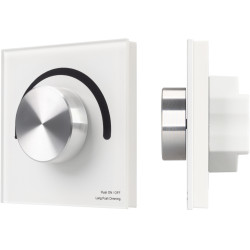 INTELLIGENT Роторная панель SMART-1-10V-301-31-DIM-IN White (24-48V, 2.4G) (IARL, IP20 Пластик, 5 лет) 036242