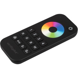 Пульт SMART-R26-RGBW Black (4 зоны, 2.4G) (Arlight, IP20 Пластик, 5 лет) 023477