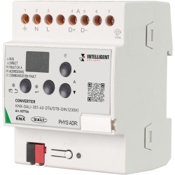 INTELLIGENT Конвертер KNX-DALI-301-62-DT6/DT8-DIN (230V) (IARL, IP20 Пластик, 3 года) 037726
