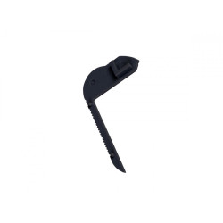 Алюминиевая боковая глухая заглушка для профиля CAP 18508.1 Black