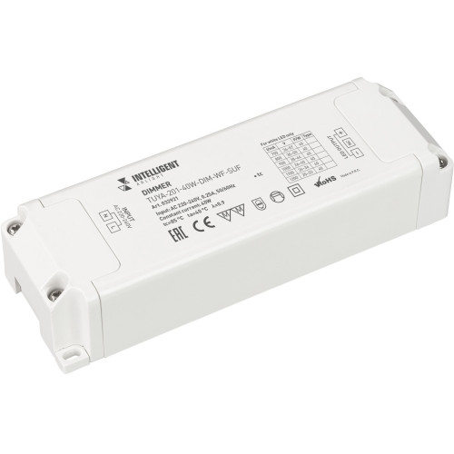 INTELLIGENT Диммер TUYA-201-40W-DIM-WF-SUF (230V, 433MHz, 700-1200mA) (IARL, -) 032921