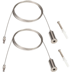 Подвес ARL-2x2m Set SILVER (Pad 3x2mm) (Arlight, Металл) 040646