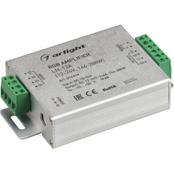 RGB-усилитель LN-12A (12-24V, 144-288W) (Arlight, IP20 Металл, 1 год) 016919