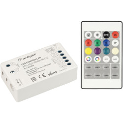 Контроллер ARL-4022-RGBW White (5-24V, 4x4A, ПДУ 24кн, RF) (Arlight, IP20 Пластик, 3 года) 032358