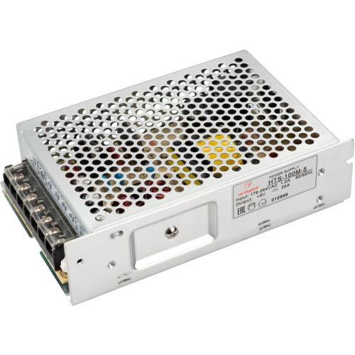 Блок питания HTS-100M-5 (5V, 20A, 100W) (Arlight, IP20 Сетка, 3 года) 015999