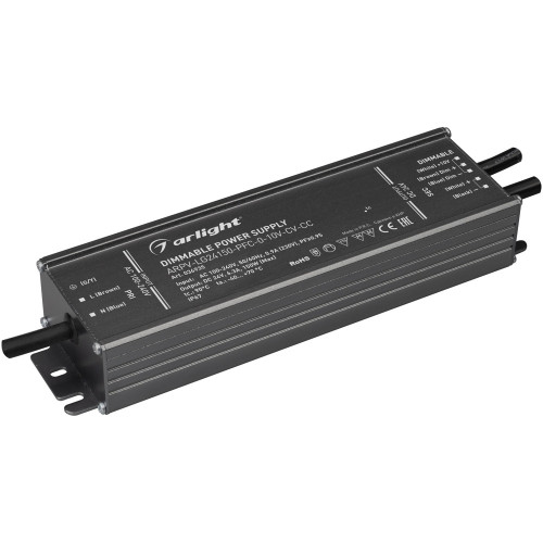 Блок питания ARPV-LG24150-PFC-0-10V-CV-CC (24V, 6.3A, 150W) (Arlight, IP67 Металл, 5 лет) 036935