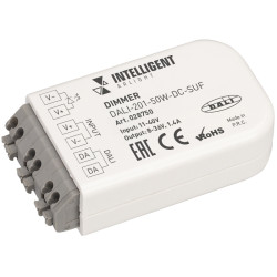 INTELLIGENT Диммер DALI-201-50W-DC-SUF (11-50V DC, 1400mА) (IARL, IP20 Пластик, 3 года) 028750