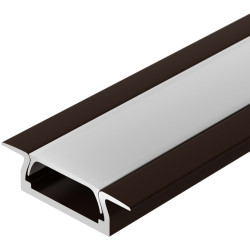 Профиль MIC-F-2000 ANOD Brown Deep (Arlight, Алюминий) 017655