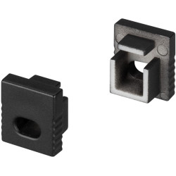 Заглушка SL-MINI-8 BLACK с отверстием (Arlight, Пластик) 030518