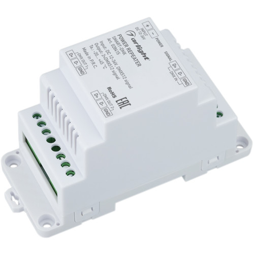 Усилитель SMART-DMX (12-36V, 2CH, DIN) (Arlight, IP20 Пластик, 5 лет) 028415
