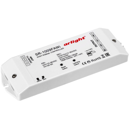 Контроллер SR-1009FA WiFi (12-36V, 240-720W) (Arlight, IP20 Пластик, 3 года) 014530