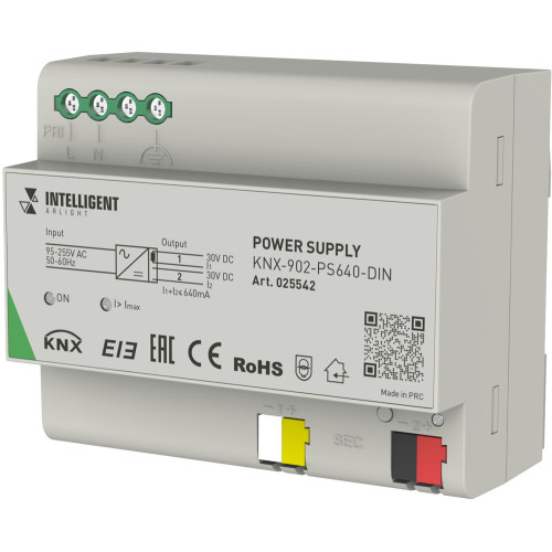 INTELLIGENT Блок питания шины KNX-902-PS640-DIN (230V, 640mA) (IARL, -) 025542