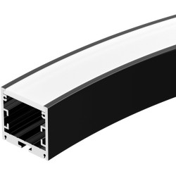 Профиль SL-ARC-3535-D800-A90 BLACK (630мм, дуга 1 из 4) (Arlight, Алюминий) 027638