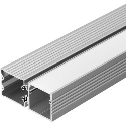 Профиль с экраном ALU-BASE-PW35S-2000 ANOD+FROST AG (Arlight, Металл) 021947