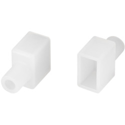 Заглушка WPH-FLEX-0613-SIDE WHITE с отверстием (Arlight, Силикон) 040810