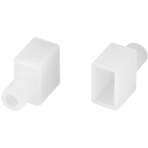 Заглушка WPH-FLEX-0613-SIDE WHITE с отверстием (Arlight, Силикон) 040810