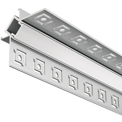 Алюминиевый профиль встраиваемый угловой для светодиодной ленты Maytoni Led strip ALM-4623-S-2M