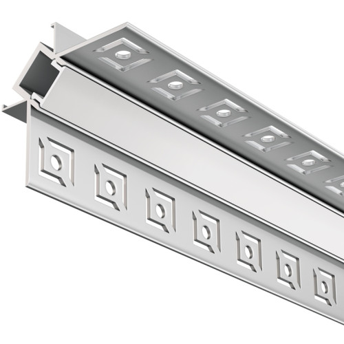 Алюминиевый профиль встраиваемый угловой для светодиодной ленты Maytoni Led strip ALM-4623-S-2M