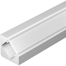 Профиль с экраном ALU-D45-2000 ANOD+FROST (Arlight, Алюминий) 018252