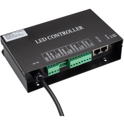 Контроллер HX-SPI-DMX-SL-4P (4096 pix, 220V, TCP/IP, add, ArtNet) (Arlight, IP20 Металл, 2 года) 027277