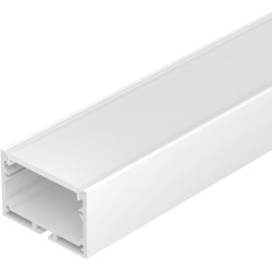 Профиль с экраном SL-LINE-4932-2500 WHITE+OPAL (Arlight, Алюминий) 036304