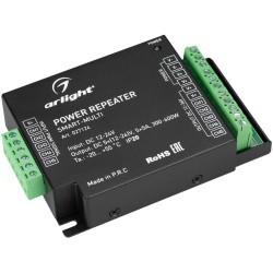 Усилитель SMART-MULTI (12-24V, 5x5A) (Arlight, IP20 Металл, 5 лет) 027124