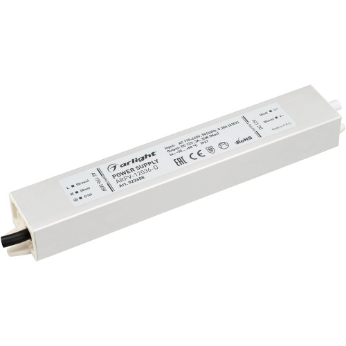 Блок питания ARPV-12036-D (12V, 3.0A, 36W) (Arlight, IP67 Металл, 3 года) 022408