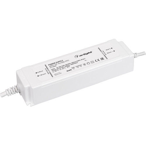 Блок питания ARPJ-SP-961050-PFC (100W, 48-96V, 1.05A) (Arlight, IP67 Пластик, 5 лет) 037894