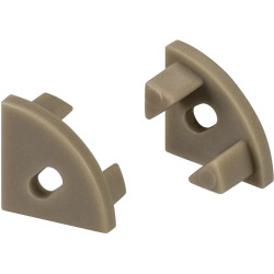 Заглушка SL-KANT-H11 OLIVE GREY c отверстием (Arlight, Пластик) 038368