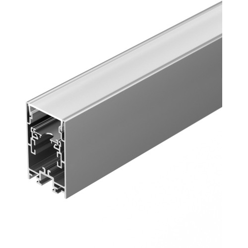 Профиль с экраном S2-LINE-4067-2500 ANOD+OPAL (Arlight, Алюминий) 021172