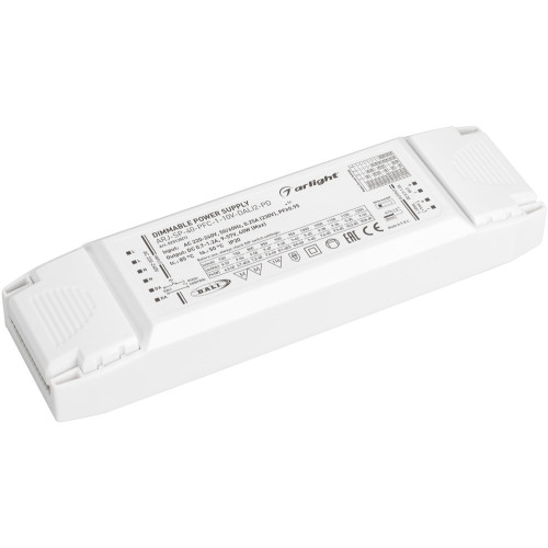 Блок питания ARJ-SP-40-PFC-1-10V-DALI2-PD (40W, 700-1200mA) (Arlight, IP20 Пластик, 5 лет) 025125(1)