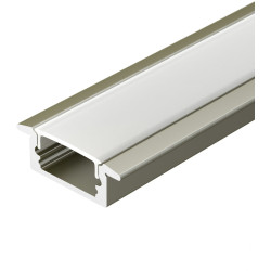 Профиль LINE-2308-F-2000 ANOD OLIVE GREY (Arlight, Алюминий) 038440