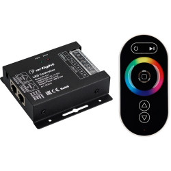 Контроллер VT-S17-4x6A (12-24V, ПДУ Овал, RF) (Arlight, IP20 Металл, 3 года) 023322