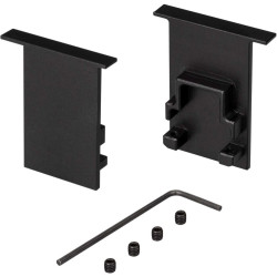 Заглушка SL-COMFORT-2542-F BLACK глухая (Arlight, Металл) 031782