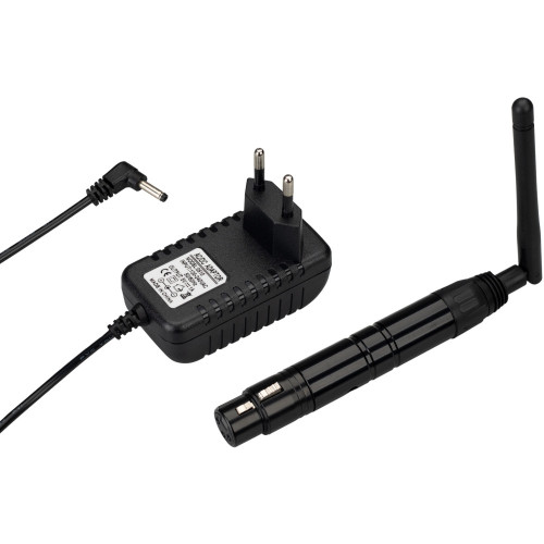 Усилитель SMART-DMX-Receiver Black (5V, XLR3 Male, 2.4G) (Arlight, IP20 Металл, 5 лет) 028417