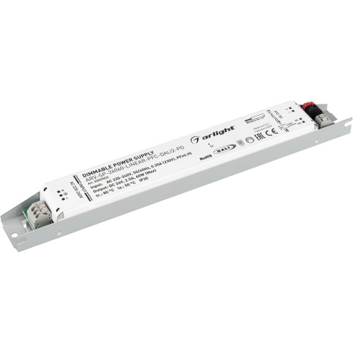 Блок питания ARV-SP-24060-LINEAR-PFC-DALI2-PD (24V, 2.5A, 60W) (Arlight, IP20 Металл, 5 лет) 025595(2)