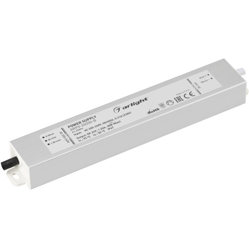 Блок питания ARPV-24030-B (24V, 1.3A, 30W) (Arlight, IP67 Металл, 3 года) 020004