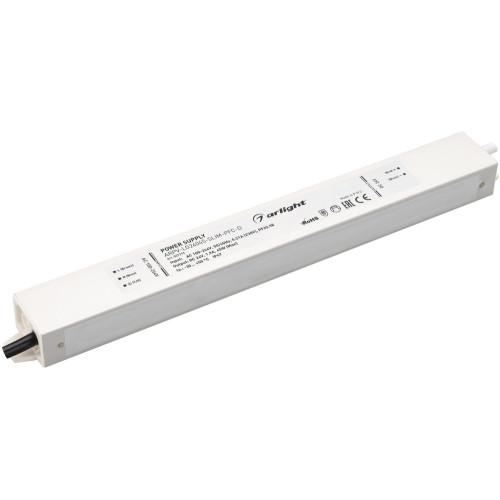 Блок питания ARPV-LG24045-SLIM-PFC-D (24V, 1.9A, 45W) (Arlight, IP67 Металл, 5 лет) 031719