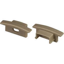 Заглушка LINE-2308-F OLIVE GREY с отверстием (Arlight, Пластик) 038637