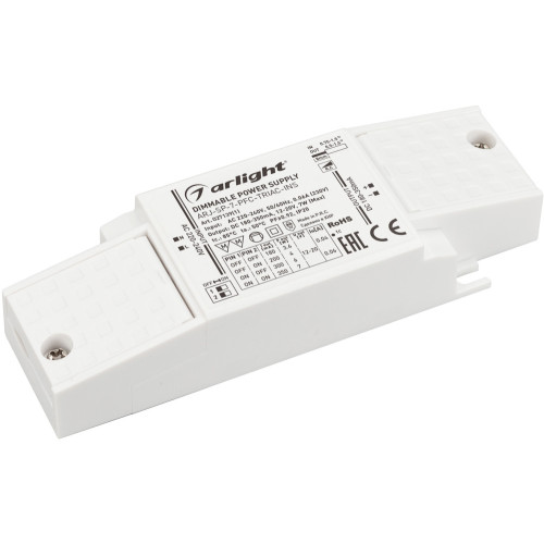 Блок питания ARJ-SP-7-PFC-TRIAC-INS (7W, 12-20V, 0.18-0.35A) (Arlight, IP20 Пластик, 5 лет) 027139(1)